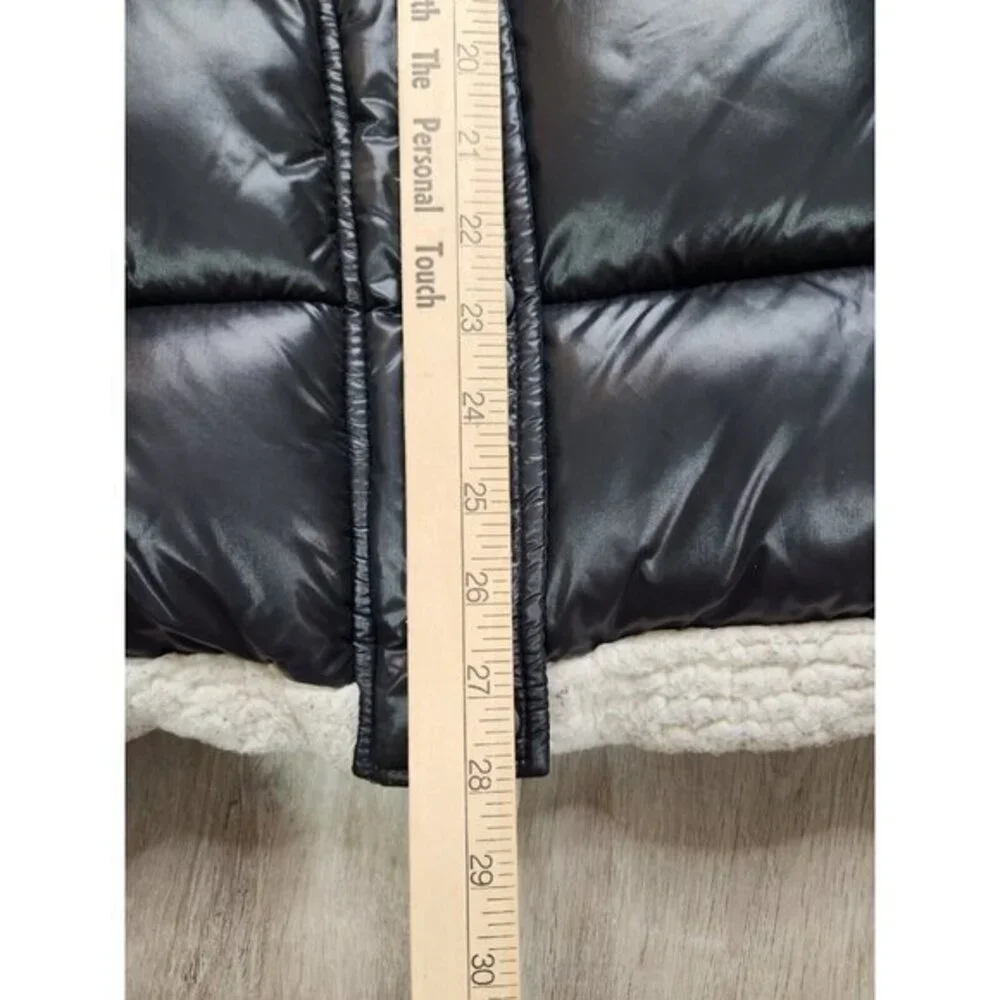 7 Seven for‎ All Mankind SAM Shearling Thermal Puffer Jacket Womens Large